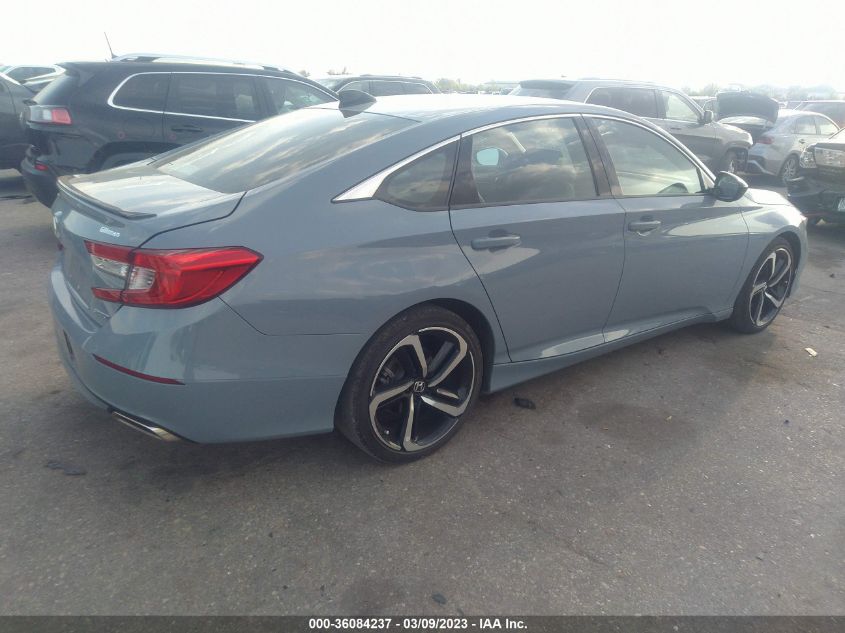 2022 HONDA ACCORD SEDAN SPORT VIN: 1HGCV1F30NA027479