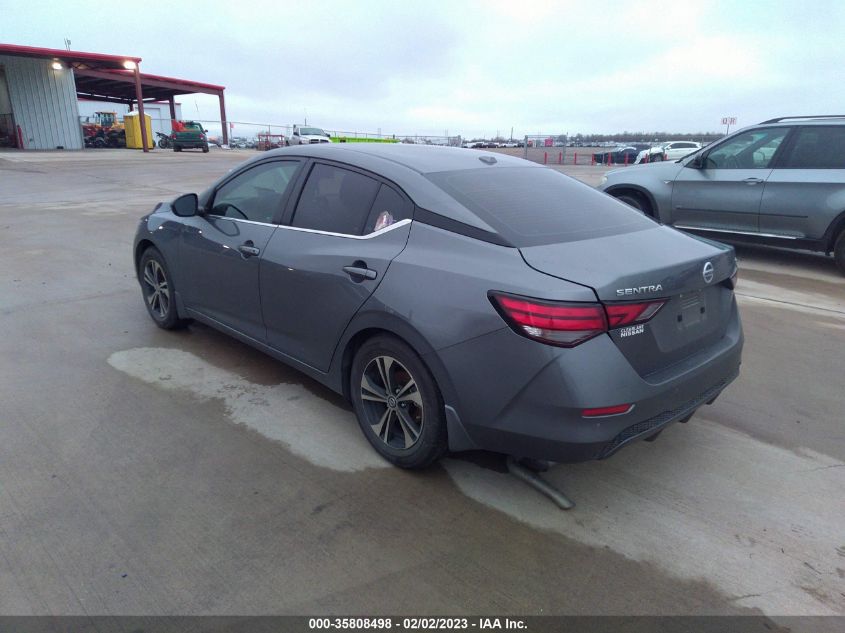 2022 NISSAN SENTRA SV VIN: 3N1AB8CV2NY297129