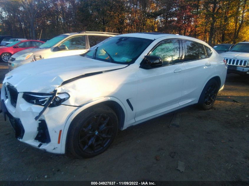 2022 BMW X4 M40I VIN: 5UX43DT00N9M58473