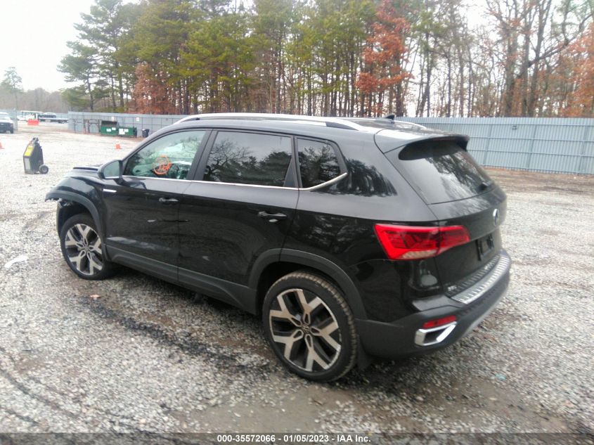 2022 VOLKSWAGEN TAOS SEL VIN: 3VV2X7B23NM052255