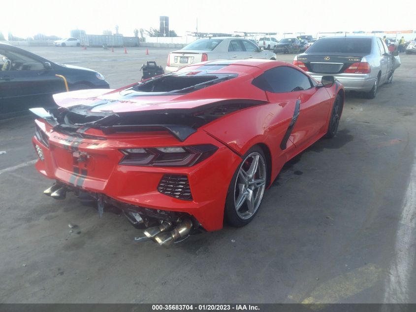 2021 CHEVROLET CORVETTE 3LT VIN: 1G1YC2D40M5106372