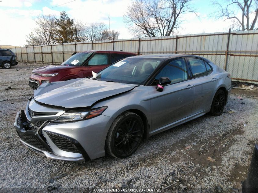 2022 TOYOTA CAMRY V6 VIN: 4T1KZ1AK7NU062463
