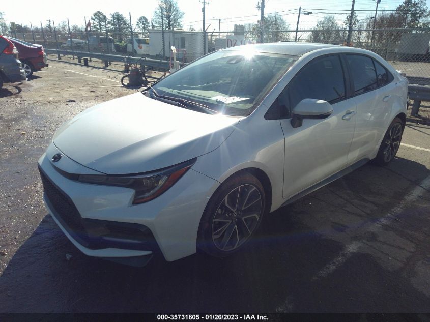 2022 TOYOTA COROLLA SE/SE NIGHTSHADE/APEX SE VIN: 5YFS4MCE5NP115587