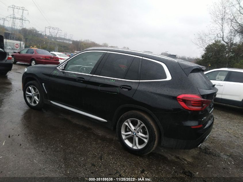 2020 BMW X3 XDRIVE30I VIN: 5UXTY5C01L9C16973