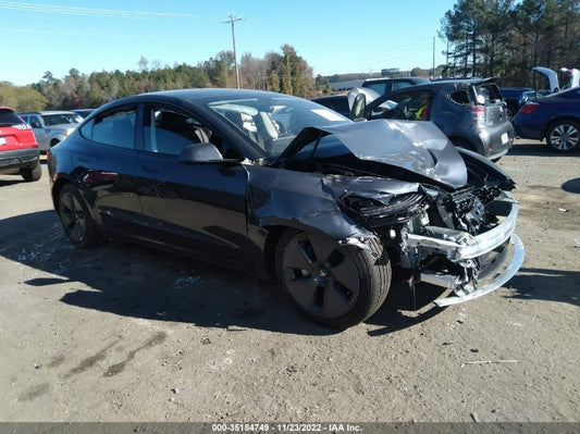 2022 TESLA MODEL 3 LONG RANGE VIN: 5YJ3E1EBXNF342160