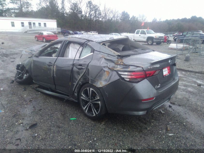 2022 NISSAN SENTRA SR VIN: 3N1AB8DV5NY304167