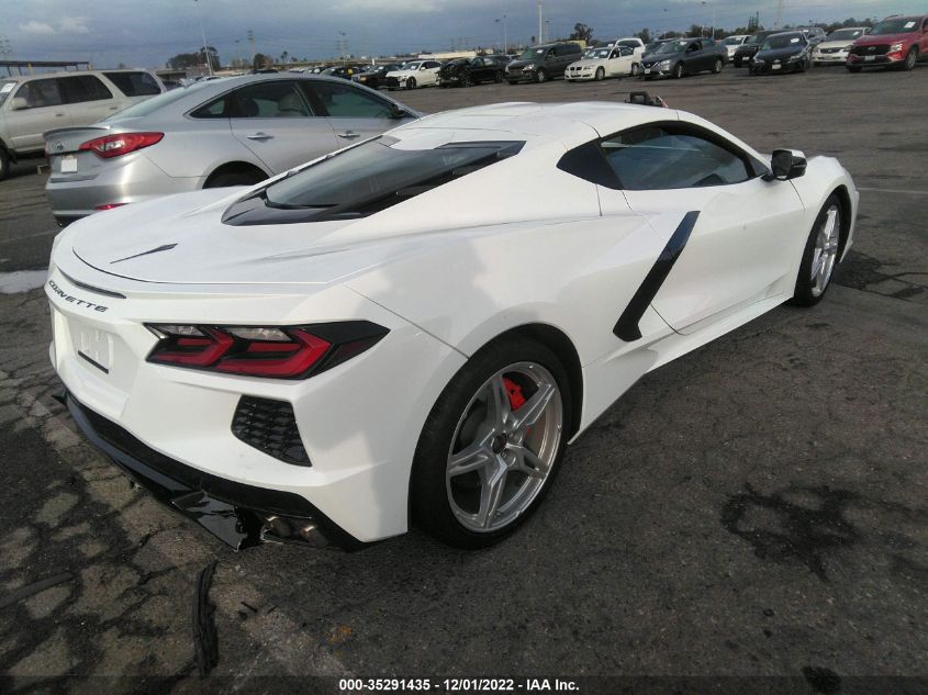 2022 CHEVROLET CORVETTE 1LT VIN: 1G1YA2D46N5109493