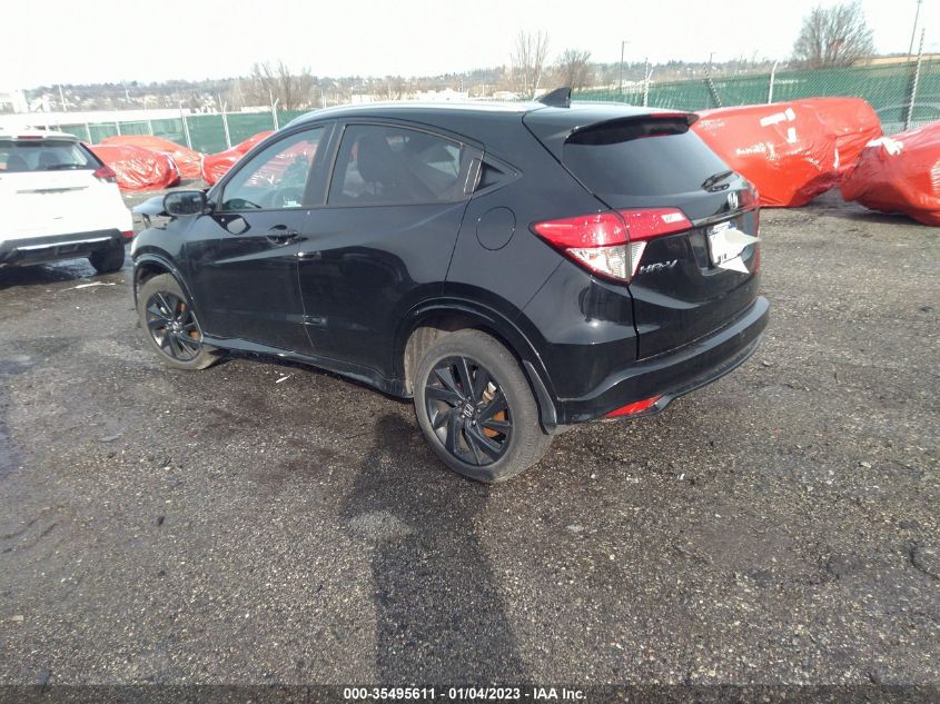 2022 HONDA HR-V SPORT VIN: 3CZRU6H17NM714797