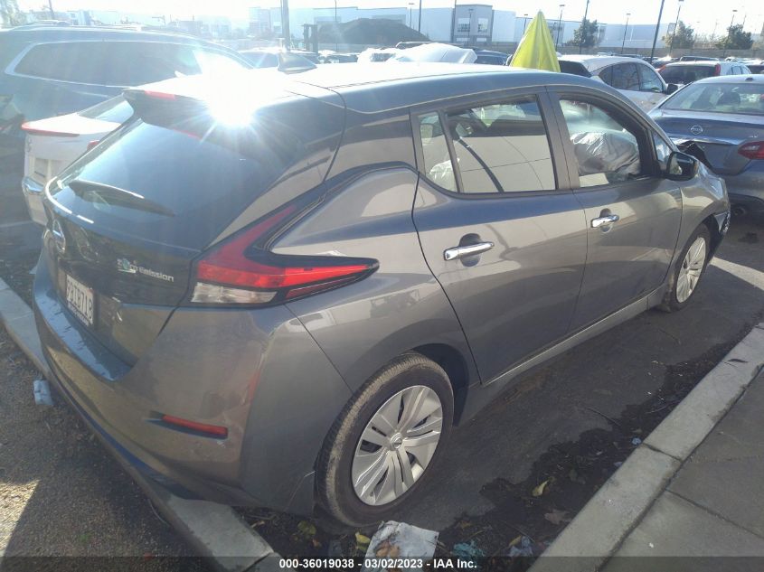2022 NISSAN LEAF S VIN: 1N4AZ1BV1NC563367