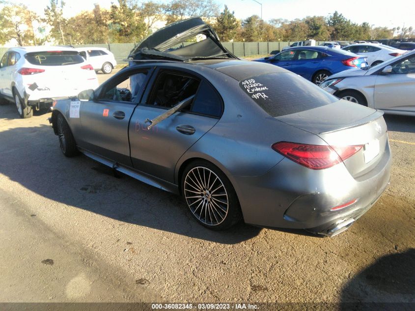 2022 MERCEDES-BENZ C-CLASS C 300 VIN: W1KAF4GB3NR048957