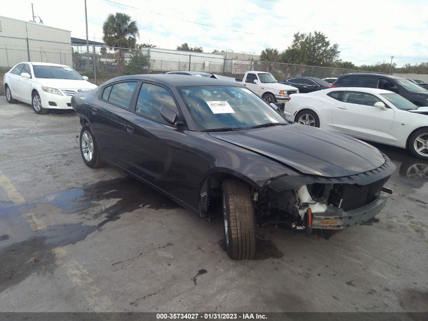 2022 DODGE CHARGER SXT VIN: 2C3CDXBGXNH141010