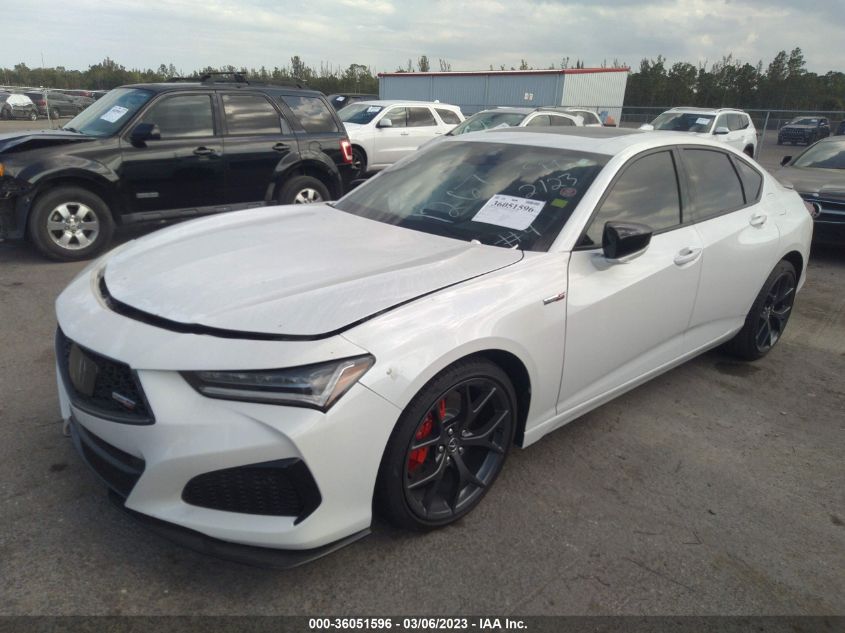 2022 ACURA TLX TYPE S W/PERFORMANCE TIRE VIN: 19UUB7F93NA001267