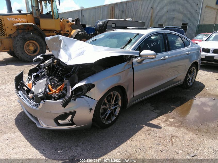 2020 FORD FUSION HYBRID TITANIUM VIN: 3FA6P0RU4LR129834