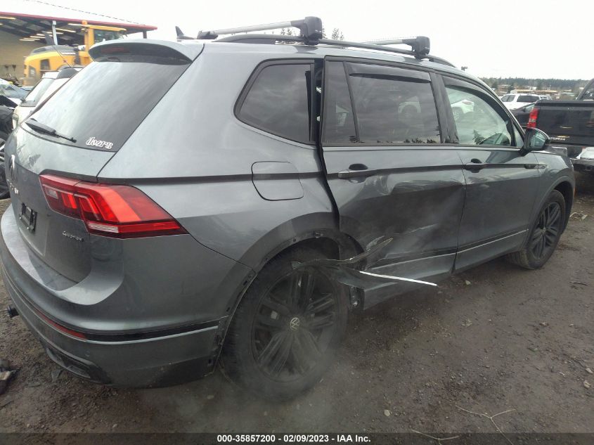 2022 VOLKSWAGEN TIGUAN SE R-LINE BLACK VIN: 3VV8B7AX4NM095167