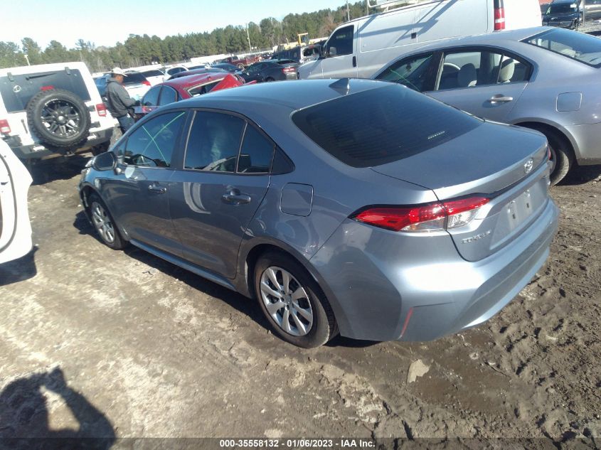 2022 TOYOTA COROLLA LE VIN: 5YFEPMAE3NP304018