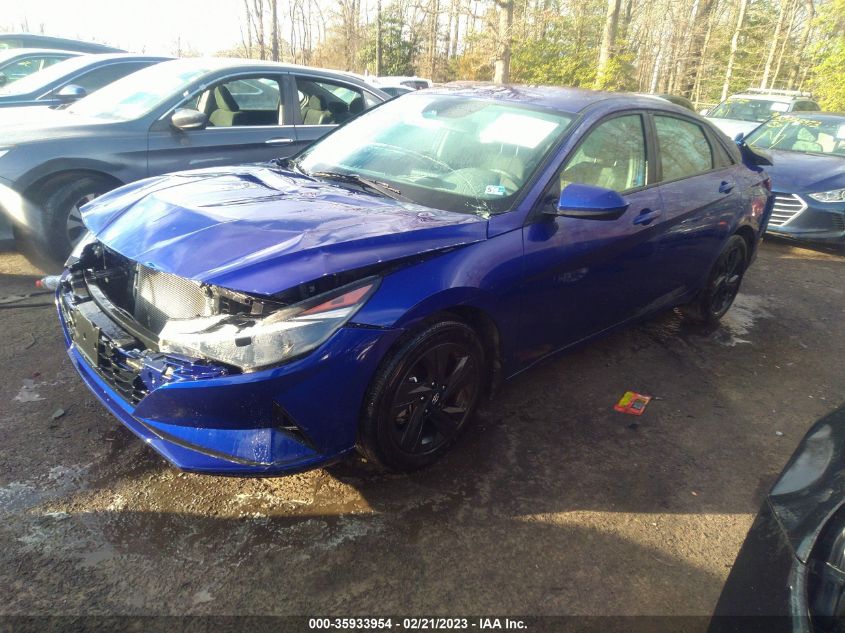 2022 HYUNDAI ELANTRA SEL VIN: KMHLM4AGXNU353295