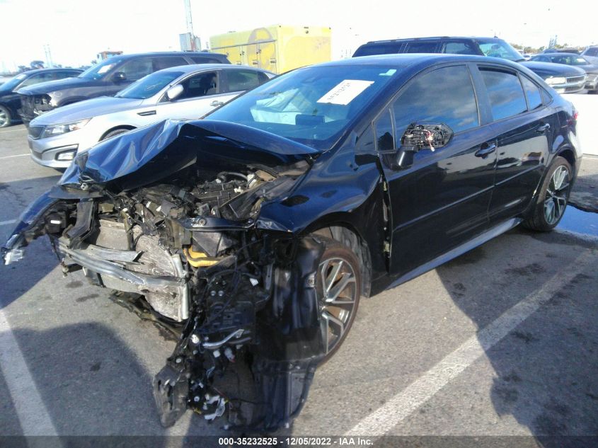 2021 TOYOTA COROLLA SE/NIGHTSHADE/APEX SE VIN: 5YFS4MCE1MP070176