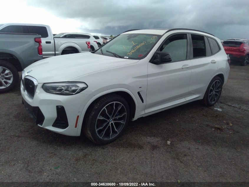 2022 BMW X3 M40I VIN: 5UX83DP00N9J11303