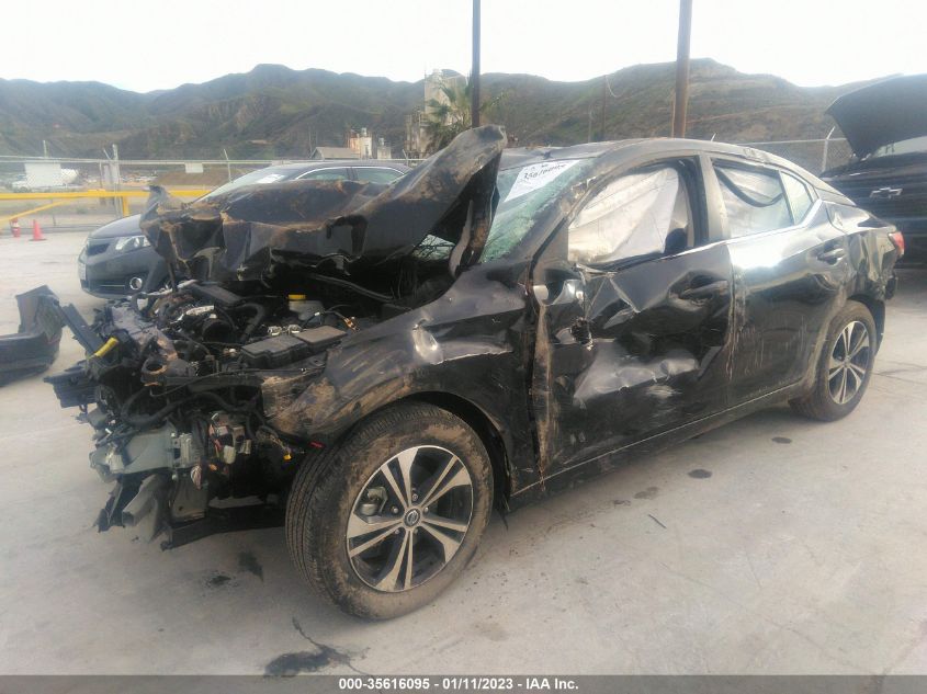 2022 NISSAN SENTRA SV VIN: 3N1AB8CV6NY207061