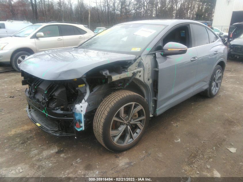 2022 AUDI Q4 E-TRON SPORTBACK PREMIUM PLUS VIN: WA1W2BFZ0NP052758