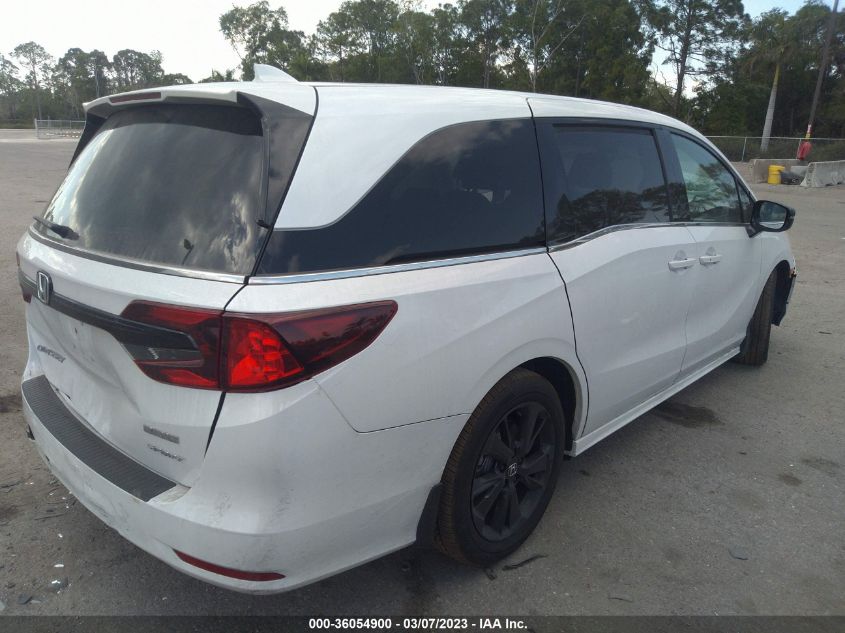 2023 HONDA ODYSSEY SPORT VIN: 5FNRL6H76PB021711