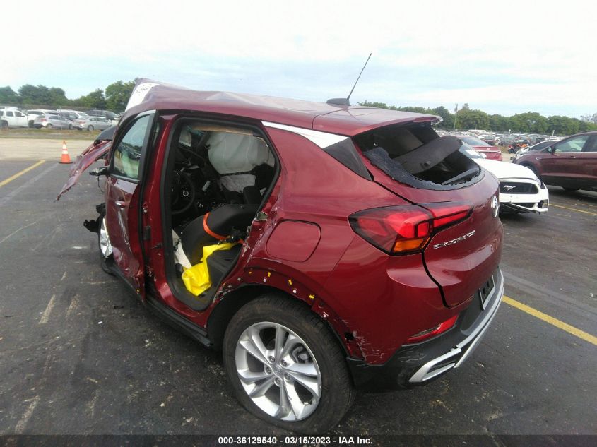 2023 BUICK ENCORE GX PREFERRED VIN: KL4MMBS24PB077026