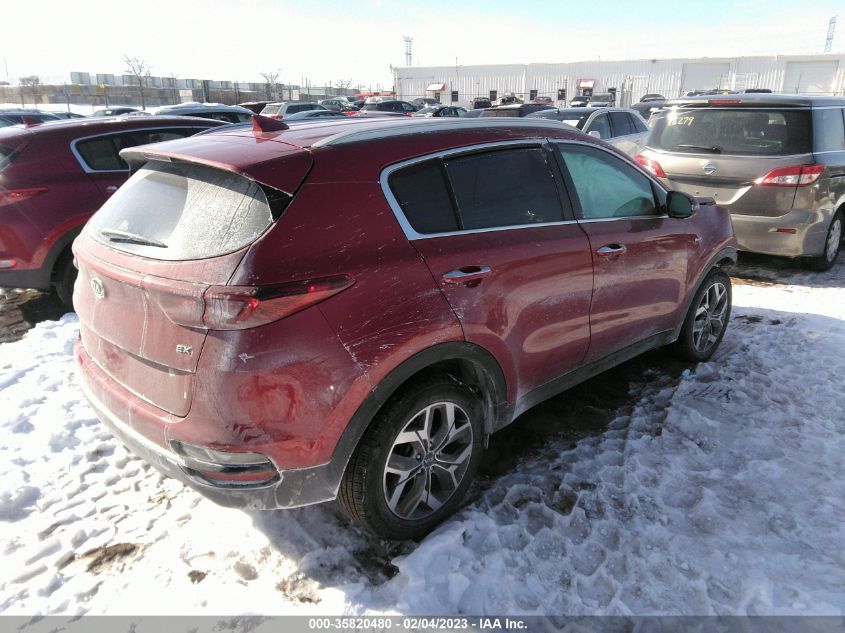 2021 KIA SPORTAGE EX VIN: KNDPNCAC7M7873302