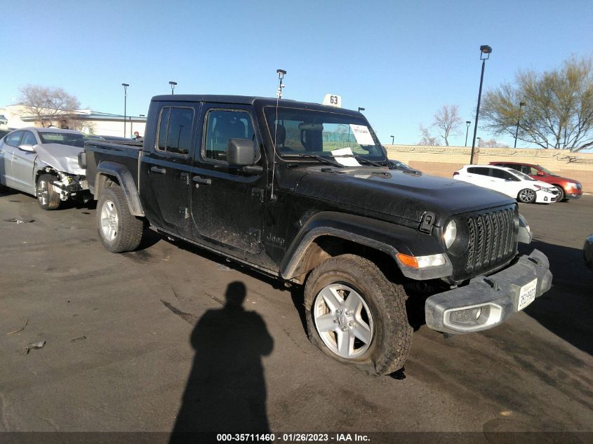 2021 JEEP GLADIATOR SPORT S VIN: 1C6HJTAG9ML525213