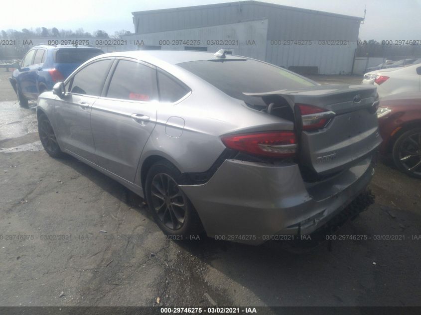 2020 FORD FUSION SE VIN: 3FA6P0HDXLR178506