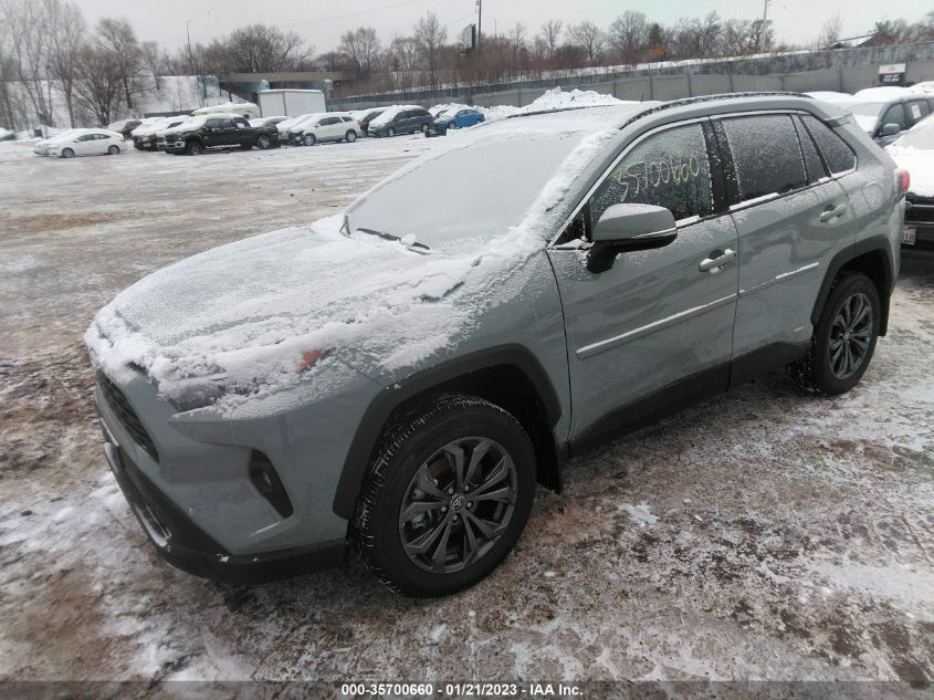 2022 TOYOTA RAV4 HYBRID XLE PREMIUM VIN: 4T3B6RFV8NU093917