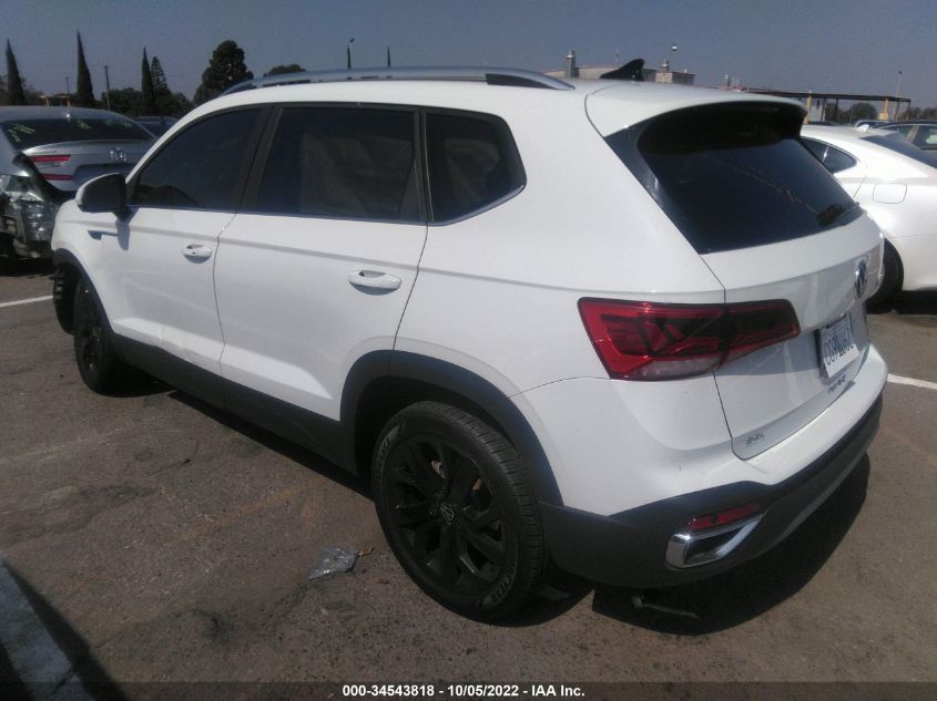 2022 VOLKSWAGEN TAOS SEL VIN: 3VV1X7B26NM005927