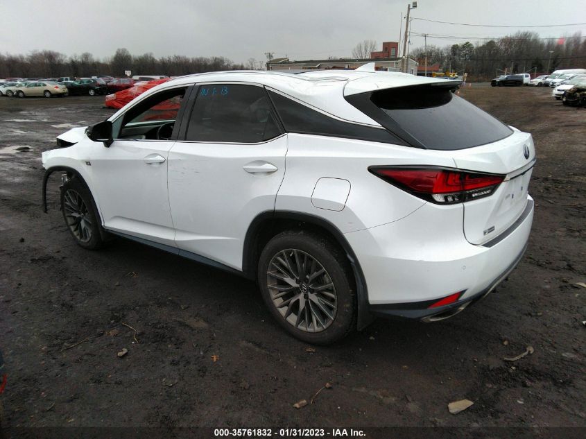 2021 LEXUS RX RX 350 F SPORT HANDLING VIN: 2T2YZMDA3MC276375