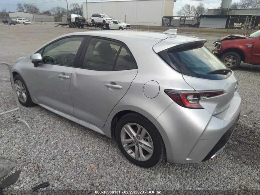 2022 TOYOTA COROLLA HATCHBACK SE/NIGHTSHADE/XSE VIN: JTND4MBEXN3172348