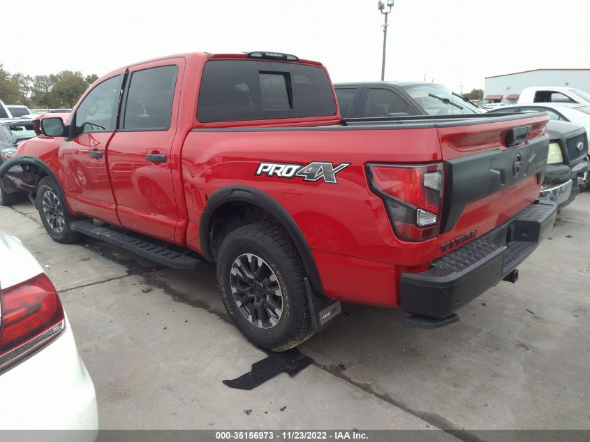 2021 NISSAN TITAN PRO-4X VIN: 1N6AA1ED1MN510785