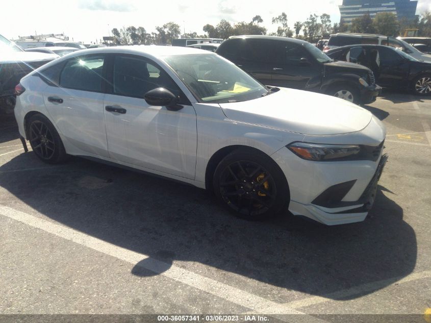 2022 HONDA CIVIC HATCHBACK SPORT VIN: 19XFL2G82NE013064