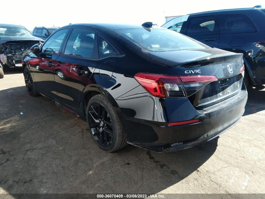 2023 HONDA CIVIC SEDAN SPORT VIN: 2HGFE2F56PH517515
