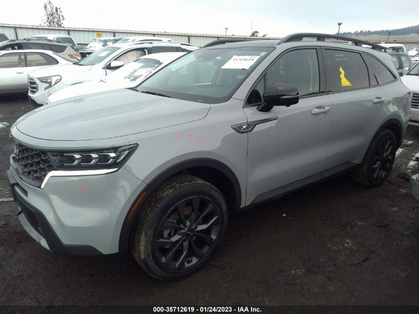 2022 KIA SORENTO X-LINE SX PRESTIGE VIN: 5XYRKDLF5NG104929