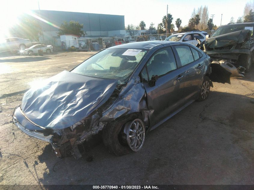 2022 TOYOTA COROLLA HYBRID LE VIN: JTDEAMDE5NJ035683