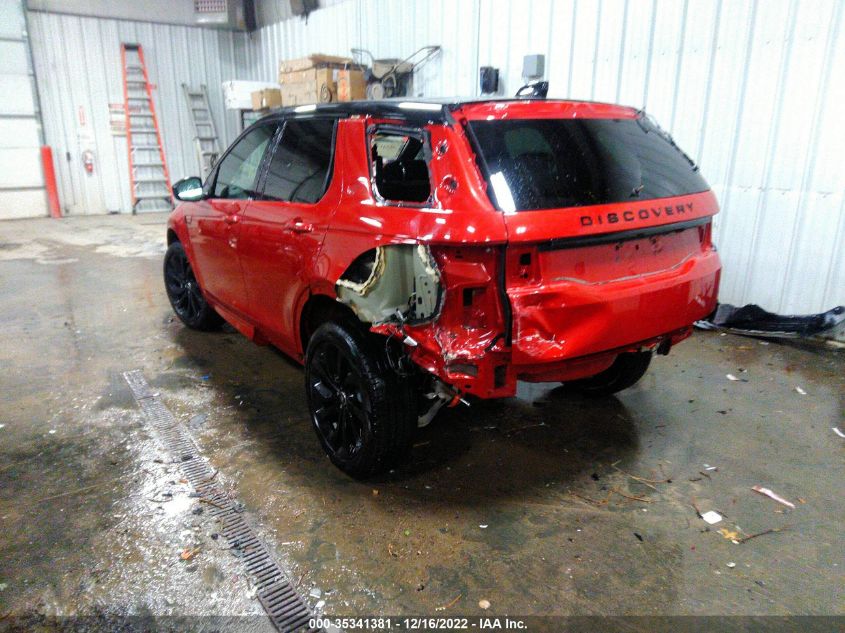 2020 LAND ROVER DISCOVERY SPORT HSE R-DYNAMIC VIN: SALCM2GX2LH836424