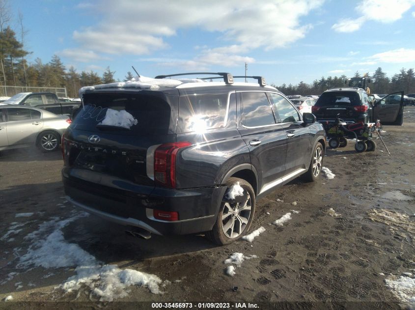 2022 HYUNDAI PALISADE SEL VIN: KM8R3DHE5NU392507