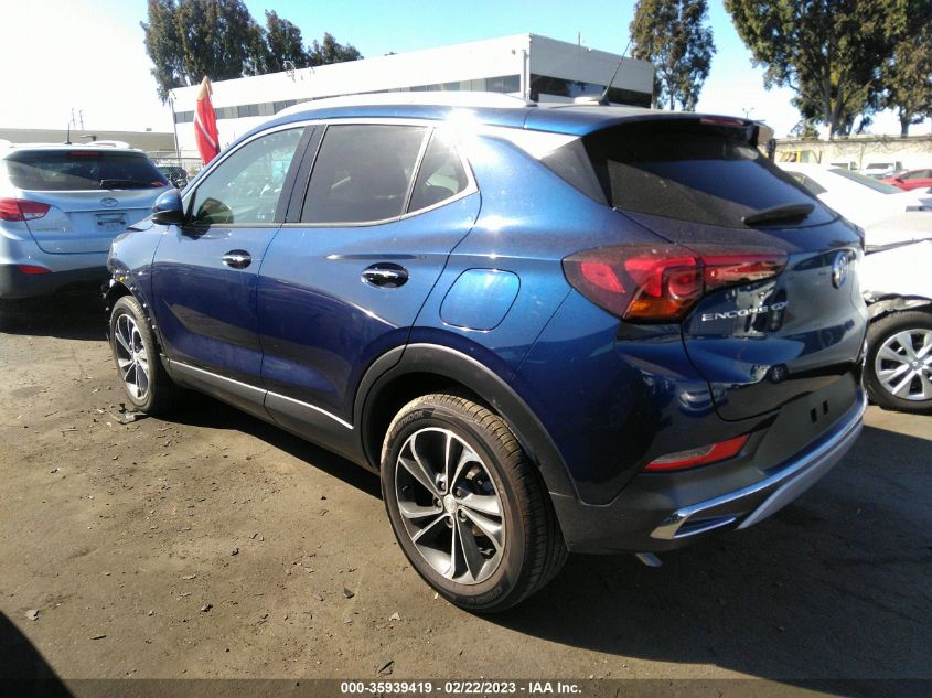 2022 BUICK ENCORE GX ESSENCE VIN: KL4MMFSL2NB100199