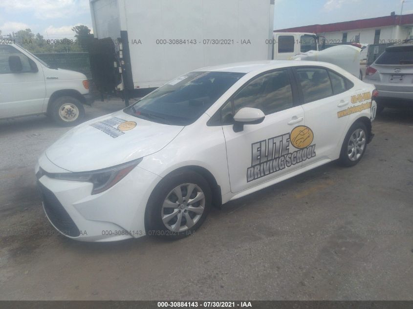 2021 TOYOTA COROLLA LE VIN: JTDEPMAE2MJ119445