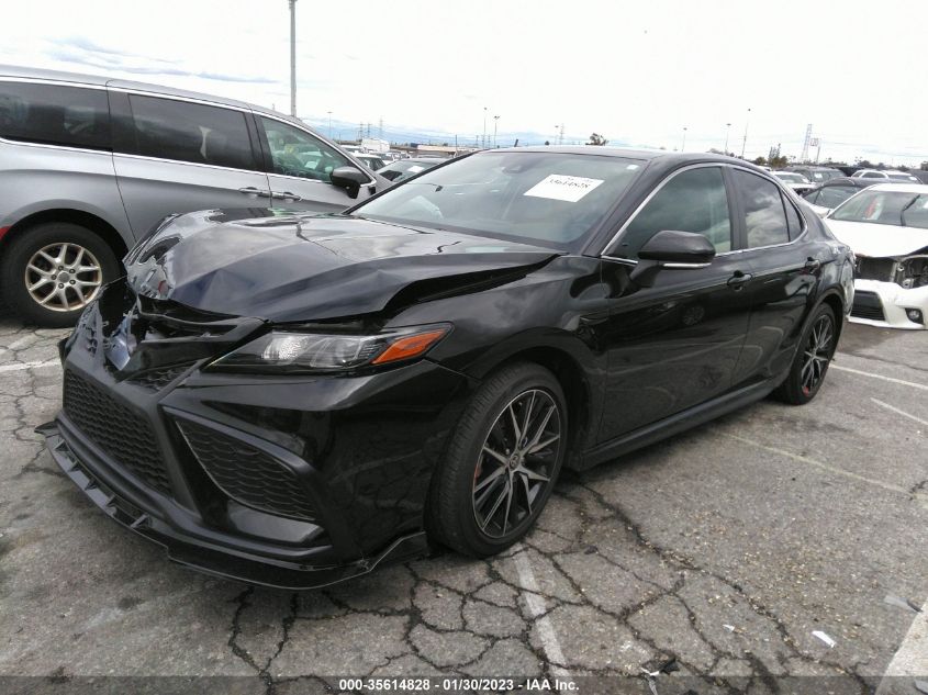 2022 TOYOTA CAMRY SE VIN: 4T1G11AK0NU654316