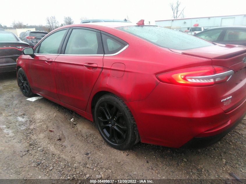 2020 FORD FUSION SE VIN: 3FA6P0HDXLR125398