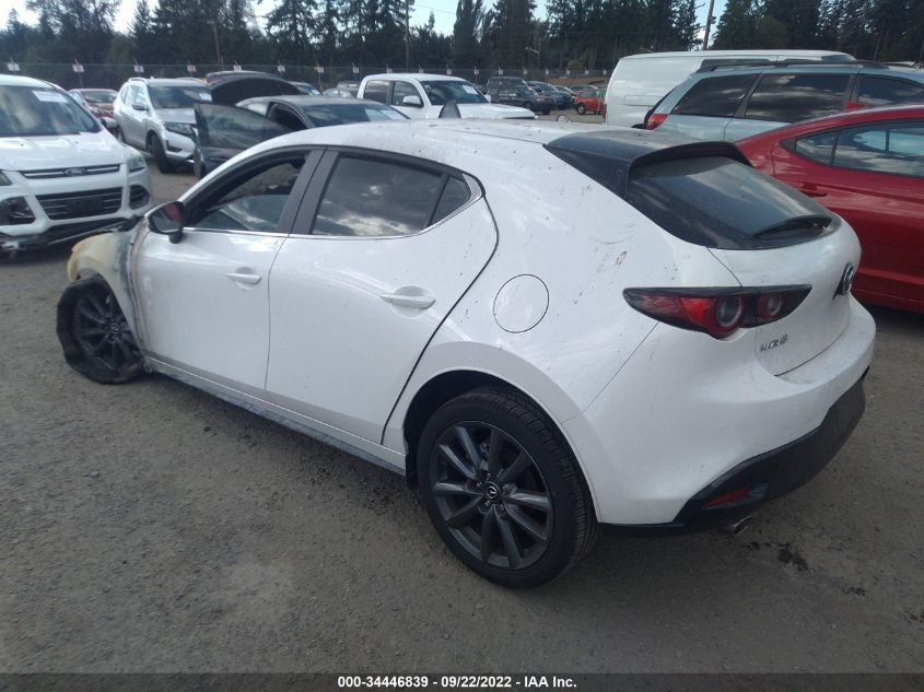 2022 MAZDA MAZDA3 HATCHBACK SELECT VIN: JM1BPAKL0N1512280