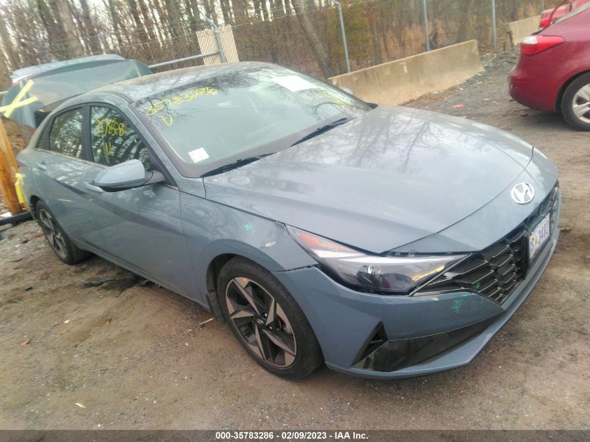 2022 HYUNDAI ELANTRA SEL VIN: KMHLN4AG0NU267362