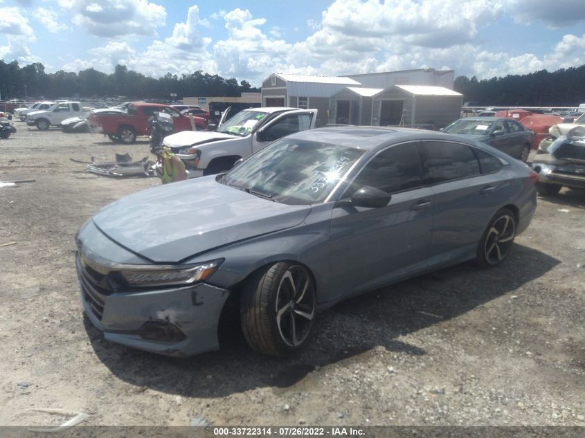 2021 HONDA ACCORD SEDAN SPORT VIN: 1HGCV2F32MA009621