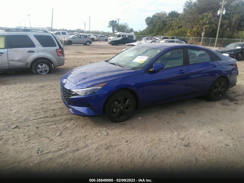 2022 HYUNDAI ELANTRA SEL VIN: KMHLM4AG8NU219661