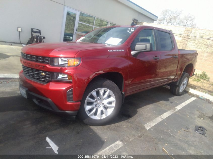 2022 CHEVROLET SILVERADO 1500 LTD CUSTOM VIN: 3GCPWBEK8NG198106