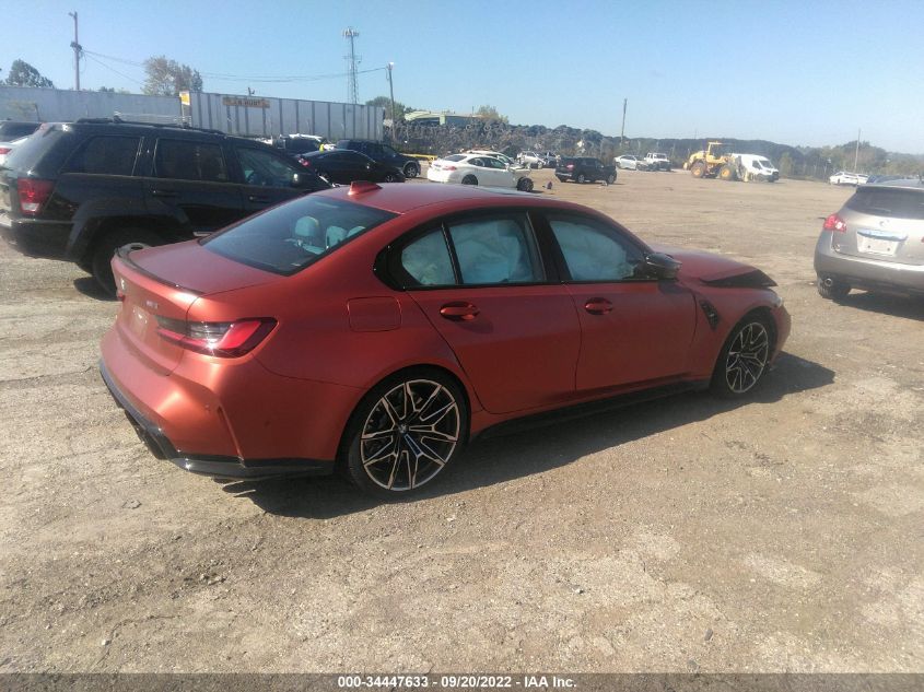 2022 BMW M3 VIN: WBS53AY05NFM22186